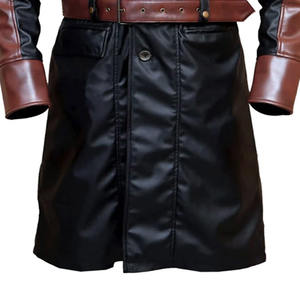 Manteau en cuir pour hommes de la mode Manteau en cuir respirant de couleur unie à bas prix Fabriqué au Pakistan - Product Image 5