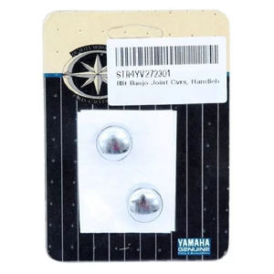 Cubiertas Cromadas Originales para Mangueras de Freno de Motocicleta Yamaha Drag Star STR4YV272301 - Product Image 1