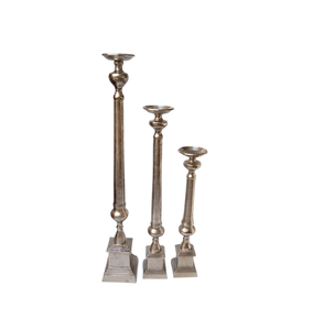 Candelero de la mejor calidad y el mejor diseño Juego orgánico de 2 candelabros decorativos de latón chapados en oro y de color - Product Image 4