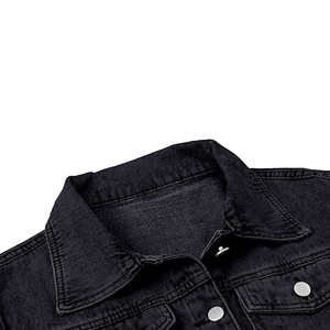 Top Quality Customized Vintage Style Men Button Up Ripped <b>Denim</b> <b>Jacket</b> Professional Manufacture Distressed Jeans <b>Jacket</b> For Men - Product Image 6