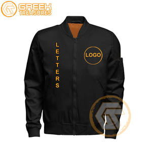 Personalizado Alpha Satin bordado Varsity Jacket Fraternity alta calidad transpirable griego Apparels Phi hombres chaquetas al por mayor - Product Image 2