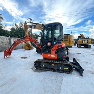 Miniexcavadora Usada de Alta Calidad Kubota U35-5S de 3.5 Toneladas, Excavadora Pequeña Original de Japón - Product Image 2