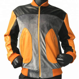 Chaquetas de cuero natural fuertes a la moda casual estilo moto con bolsillos con cremallera inviernos mejores chaquetas a prueba de viento al por mayor - Product Image 1