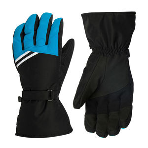 Guantes de esquí para hombre Guantes de cuero para snowboard transpirables Característica a prueba de viento Invierno Clima frío Poliéster Fabricación de Pakistán - Product Image 5
