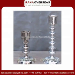 Portavelas Chapado en Plata para Decoración de Eventos para Decoraciones del Hogar, Bodas a Precio Asequible de Proveedor de Confianza - Product Image 4