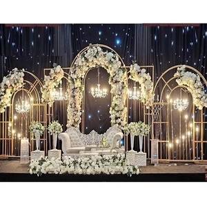 Elegant Metal Stands Frame <b>for</b> Event <b>Decoration</b> Wedding Backdrop Golden Metal <b>Arches</b> Gold Metal <b>Arches</b> Stand <b>for</b> Wedding Stage - Product Image 1