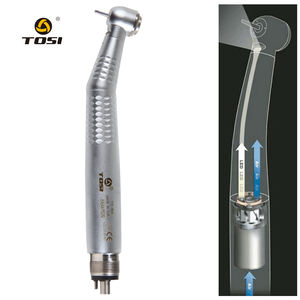 Pièce à main dentaire en alliage de cuivre avec 3 jets et lumière LED, mandrin à bouton-poussoir, haute vitesse pour clinique dentaire - Product Image 4