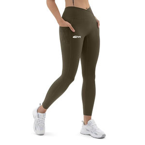 Femmes Taille Haute Solide Longueur Genou Contour Design Seamless pour Séchage Rapide Respirant Tissu Stretch Stylish Activewear - Product Image 1