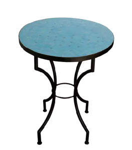 Tables marocaines en métal fabriquées à la main Décor de salon Tables basses d'appoint Patio Décoration intérieure et extérieure Tables marocaines - Product Image 6