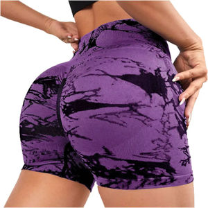 Pantalones cortos deportivos transpirables de longitud corta para mujer, pantalones cortos informales para entrenamiento y correr, pantalones cortos de yoga, venta al por mayor - Product Image 5