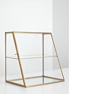 Boîte à collier de style vintage OEM ODM personnalisé meilleure vente métal et verre cadeaux les plus tendances boîte à bijoux de luxe étui cadeau - Product Image 1