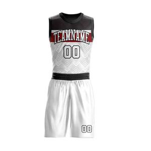 Uniforme de Baloncesto con Cuello en V, Impresión por Sublimación Personalizada Profesional, con Color Personalizado, Fabricación en Fábrica - Product Image 3