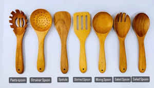 Juego de cubiertos de madera de alta gama: tenedores y cucharas ecológicos para catering, bodas y ocasiones especiales - Product Image 3