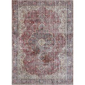 Vintage Large Area Hand Knotted Wool Rug Red & Orange Medallion Pattern for Home Living Room Rectangular Hallway Carpet-Pae-<b>2032</b> - Product Image 1