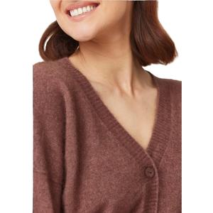 Cardigan tricoté élégant et décontracté à col en V pour femmes Saison d'hiver personnalisée Nouveau pull Bouton Décoration Fabricants de tricots solides - Product Image 5