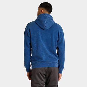 2025 haute qualité 100% coton lavé à l'acide sweat à capuche thermique haute rue conception couleur unie polaire lavé à l'acide sweats à capuche pour unisexe - Product Image 2