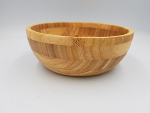 Cuenco de bambú Natural duradero, respetuoso con el medio ambiente, decoración para sopa, ensalada, fruta y aperitivos - Product Image 6