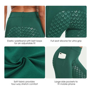 กางเกงขี่ม้าผู้หญิงน้ำหนักเบากันรอยยับสำหรับกิจกรรมกลางแจ้ง - Product Image 6