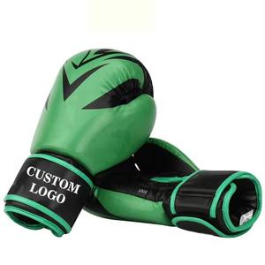 Guantes de boxeo personalizables Cuero auténtico y perla brillante Tamaños de cuero PU metálico para uso en exteriores - Product Image 4