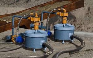 Hidrociclón Portátil de Poliuretano con Bomba para Enriquecimiento de Oro, Marca Flexicone, Capacidad de 5-20 M/h - Product Image 4