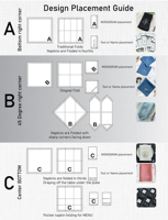 Serviettes en lin biologique brodées à la main personnalisées, élégantes, monogrammées, pour la décoration de table de mariage, cadeau de fête nuptiale