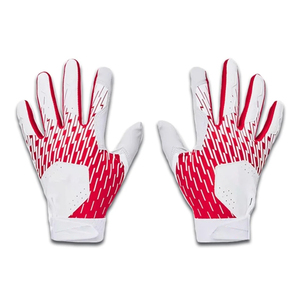 Gants de frappeur de softball professionnels pour jeunes gants de baseball à manchette courte en cuir uni en peau de chèvre pour les joueurs - Product Image 3
