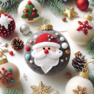 เครื่องประดับคริสต์มาสให้ความรู้สึกเป็นเอกลักษณ์และพิเศษพร้อมดีไซน์ที่ทันสมัยทรงกลมพิมพ์ดิจิตอลสีเต็มรูปแบบสำหรับบ้านในเทศกาลที่แสนสบาย - Product Image 6