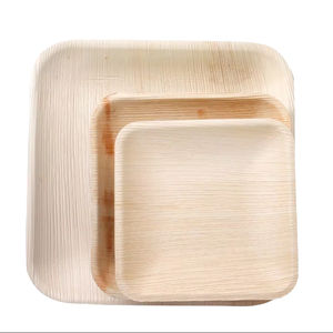 ชุดภาชนะอาหารไม้ไผ่ใบปาล์ม Areca ชุดภาชนะอาหารแบบใช้แล้วทิ้งเป็นมิตรต่อสิ่งแวดล้อมทันสมัย - Product Image 1