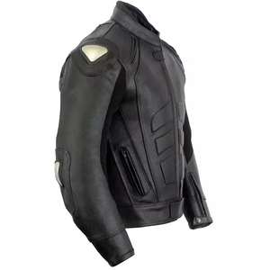 Chaquetas de Motocicleta de Cuero Genuino, Chaquetas de Motocicleta de Cuero Profesional al por Mayor, Mejor Diseño 2025, Material de Cuero OEM - Product Image 2