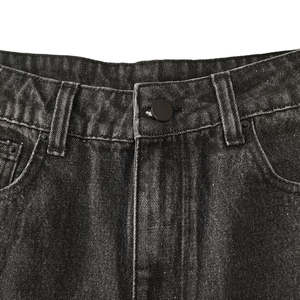 Vente en gros OEM de pantalons vintage respirants pour hommes, tissu denim pur coton de haute qualité, pantalon baggy personnalisé, pantalon denim extensible - Product Image 3