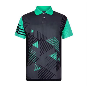 Polo à manches courtes pour hommes de haute qualité nouvelle mode imprimé Polyester Sublimation Golf Polos Direct usine en gros ODM - Product Image 4