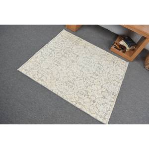 พรมทอขนสัตว์สีเทา3.9ft วินเทจ3.6 X ดีไซน์เย็บปะติดปะต่อกันแบบตุรกีสำหรับตกแต่งห้องนั่งเล่นความกว้าง4เมตรด้านหลังเป็นยาง - Product Image 4