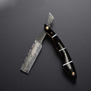 High Quality Damascus Steel Hand Made <b>Razors</b> Wholesale <b>Men</b> Handmade Damascus Steel Shaving <b>Razor</b> - Product Image 5