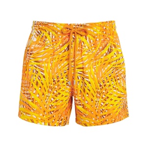 Best Quality Men's <b>Botanical</b> <b>Print</b> Shorts Relaxed Fit Elastic Waist Lightweight Vacation Bottoms Custom Colors Sizes Manufacture - Product Image 1
