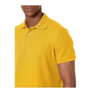 Top Trending Black Color Men Premium Polo <b>T</b> <b>Shirt</b> with Ribbed Turn Down <b>Collar</b> And White Contrast Hem - Product Image 6