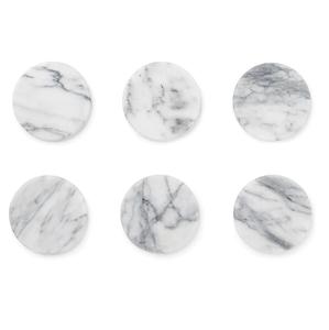 Posavasos decorativos de piedra blanca y gris para mesa de cocina al por mayor, alfombrillas y almohadillas para uso doméstico para cocina y mesa de comedor - Product Image 3