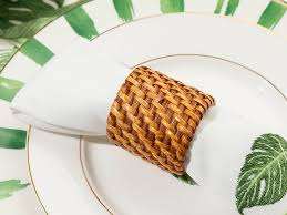 Anillos para Servilletas de Ratán de Alta Calidad, 100% Hechos a Mano, Ecológicos, Decorativos para Fiestas, Estilo Minimalista, para Banquetes y Cenas en el Hogar - Product Image 2