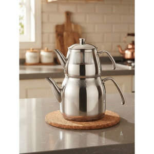 Sous-plat en liège résistant à la chaleur pour casseroles et poêles, marron - Product Image 1