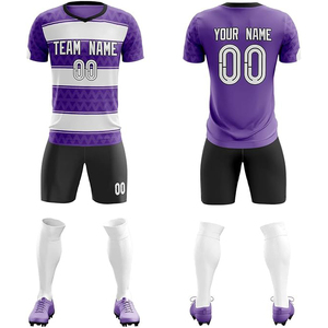 ชุดฟุตบอลแบบระเหิดเสื้อเจอร์ซีย์สำหรับทีมและฟุตบอลอุปกรณ์คุณภาพสูง - Product Image 3