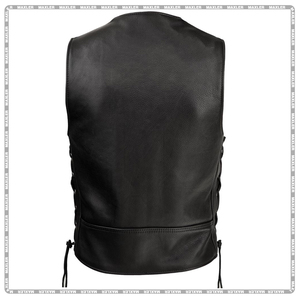 Chaleco de Cuero Transpirable OEM para Motociclistas, Resistente, Ajuste Personalizado, Logotipo Personalizado, Pedidos al por Mayor Disponibles, para Hombre - Product Image 2