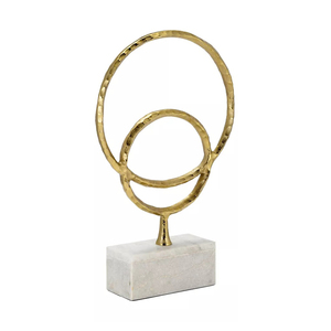 Décoration en métal orné pour la maison moderne, salon, cheminée, étagère, table et entrée, support de décoration par Ambience Lifestyle - Product Image 4