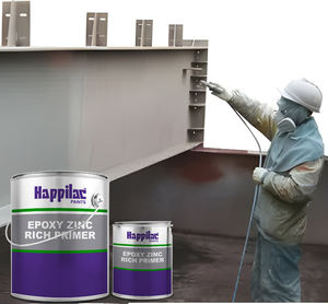 Pintura protectora de metal con imprimación anticorrosión rica en zinc epoxi acrílico ecológico con revestimiento de resistencia al óxido mejorado - Product Image 2