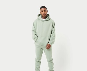 Survêtement en molleton de coton surdimensionné pour homme, logo personnalisé de haute qualité, vente en gros, survêtement d'hiver personnalisé pour homme - Product Image 3