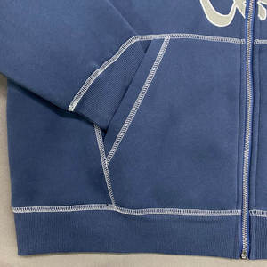 Sudadera con capucha y pantalones cortos de primavera con Bordado de lana de algodón 100% de alta calidad OEM para hombre, novedad - Product Image 5