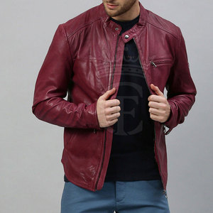 Chaqueta de cuero de color personalizada precio al por mayor chaqueta de cuero con logotipo personalizado chaqueta de invierno para la venta en línea - Product Image 4