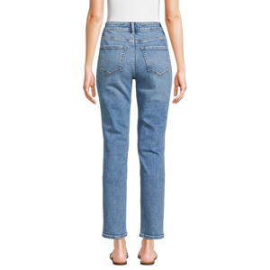 Servicio OEM, Pantalones Vaqueros Rectos para Mujer, Ajustados y Transpirables, Diseño Personalizado, Lavados, Calidad Premium, a la Moda - Product Image 4