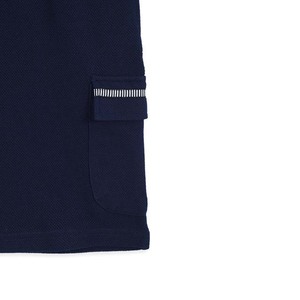 Nouvelle mode hommes bleu marine 100% coton été Streetwear Jogging Shorts Style décontracté avec poches Cargo teint uni en vente - Product Image 2