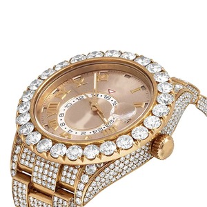 นาฬิกาประดับเพชรธรรมชาติสไตล์แฟชั่นคลาสสิกสำหรับผู้ชายได้รับการรับรองจาก Gia - Product Image 5