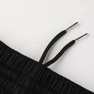 Pantalones cortos de cintura elástica High Street Fashion para hombres y pantalones cortos desgastados con logotipo personalizado de alta fabricación para unisex - Product Image 4