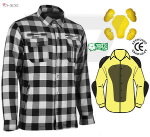 Nouvelle chemise de moto de haute qualité, dernière collection 2025, qualité supérieure, entièrement doublée, chemise de protection pour moto, chemise de moto pour homme, service OEM - Product Image 2